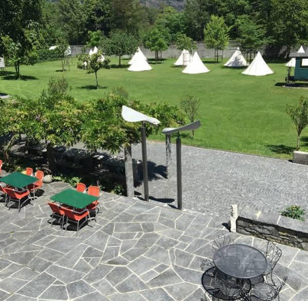 Ostello & Camping Riposo Losone Exterior foto